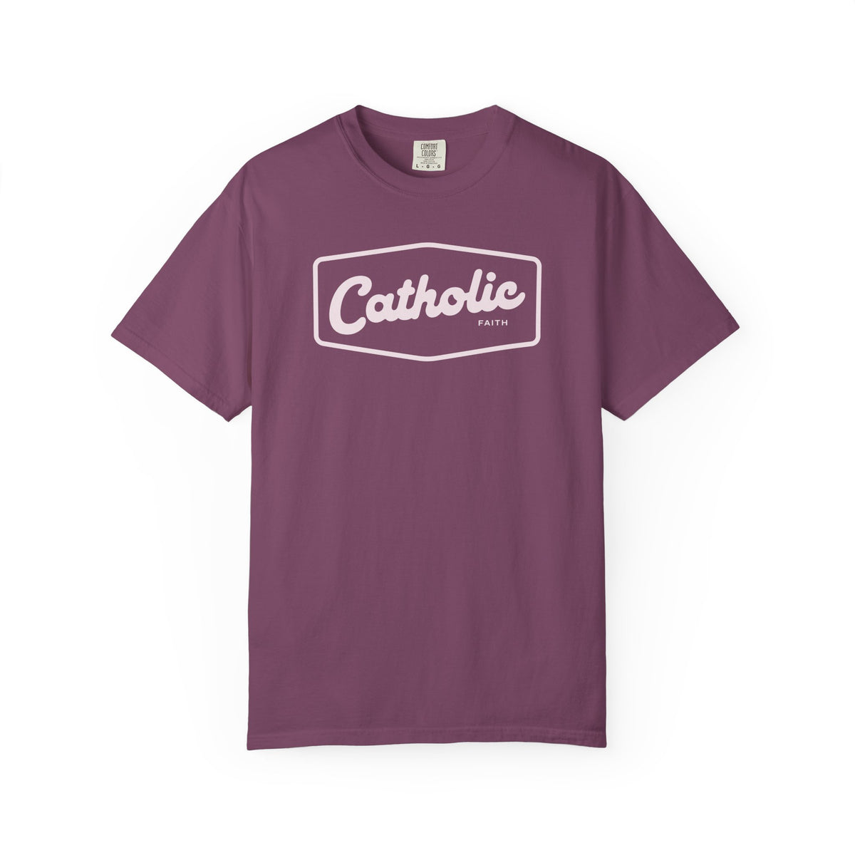 Premium Catholic Script Logo T-Shirt