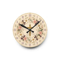 Floral Cross Acrylic Wall Clock — Best for Gifts