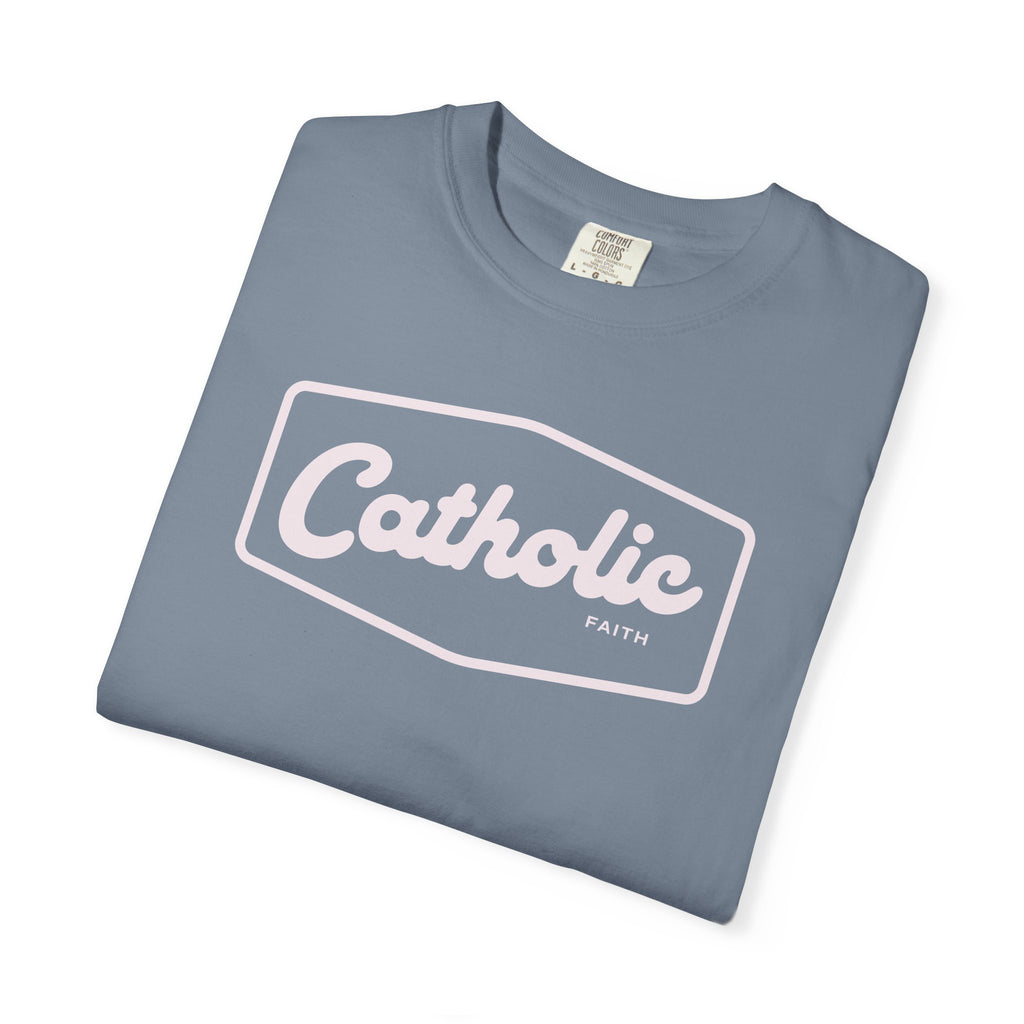 Premium Catholic Script Logo T-Shirt