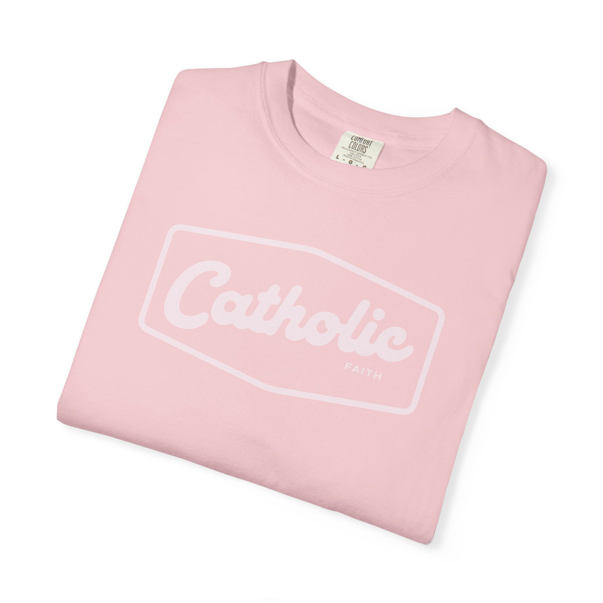 Premium Catholic Script Logo T-Shirt