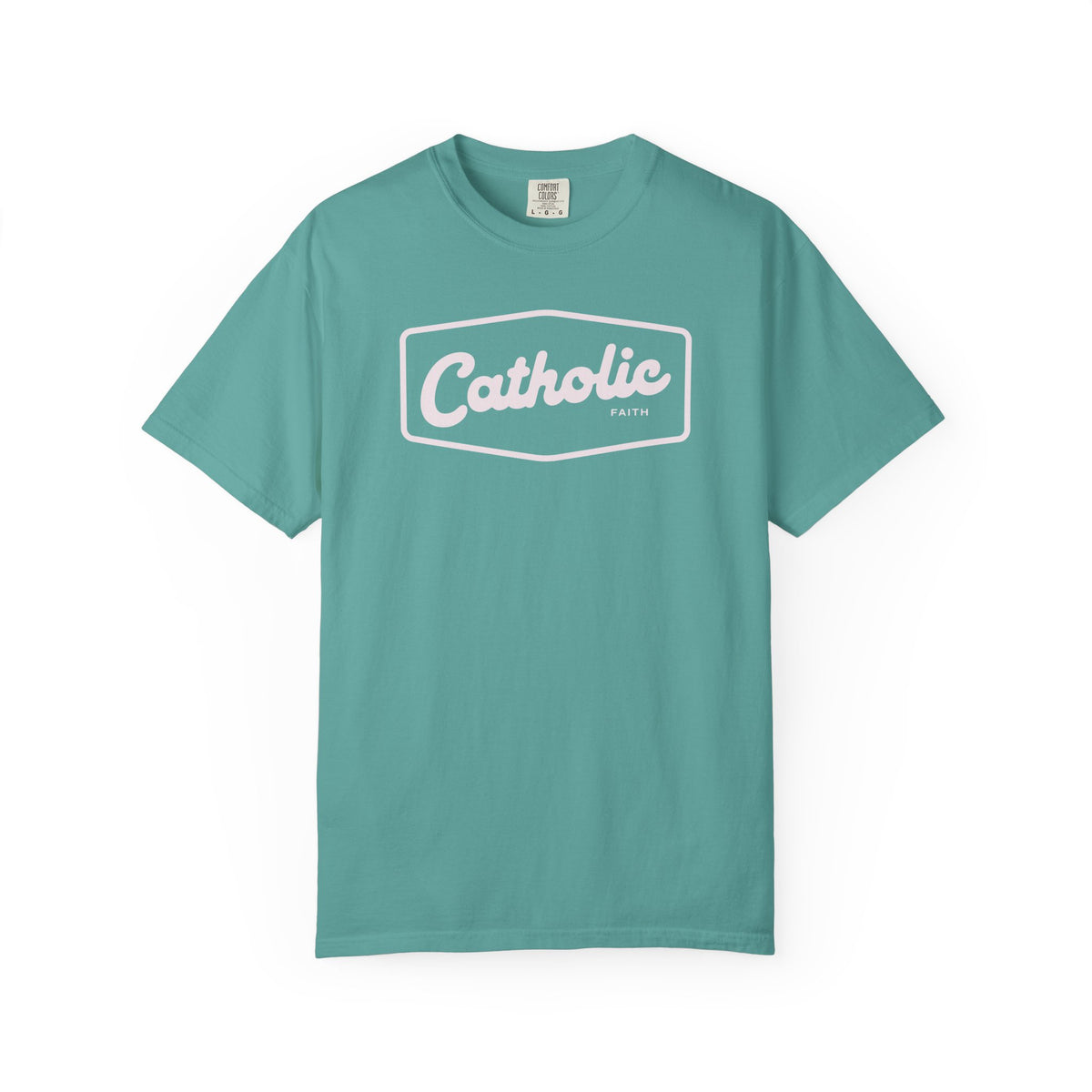 Premium Catholic Script Logo T-Shirt