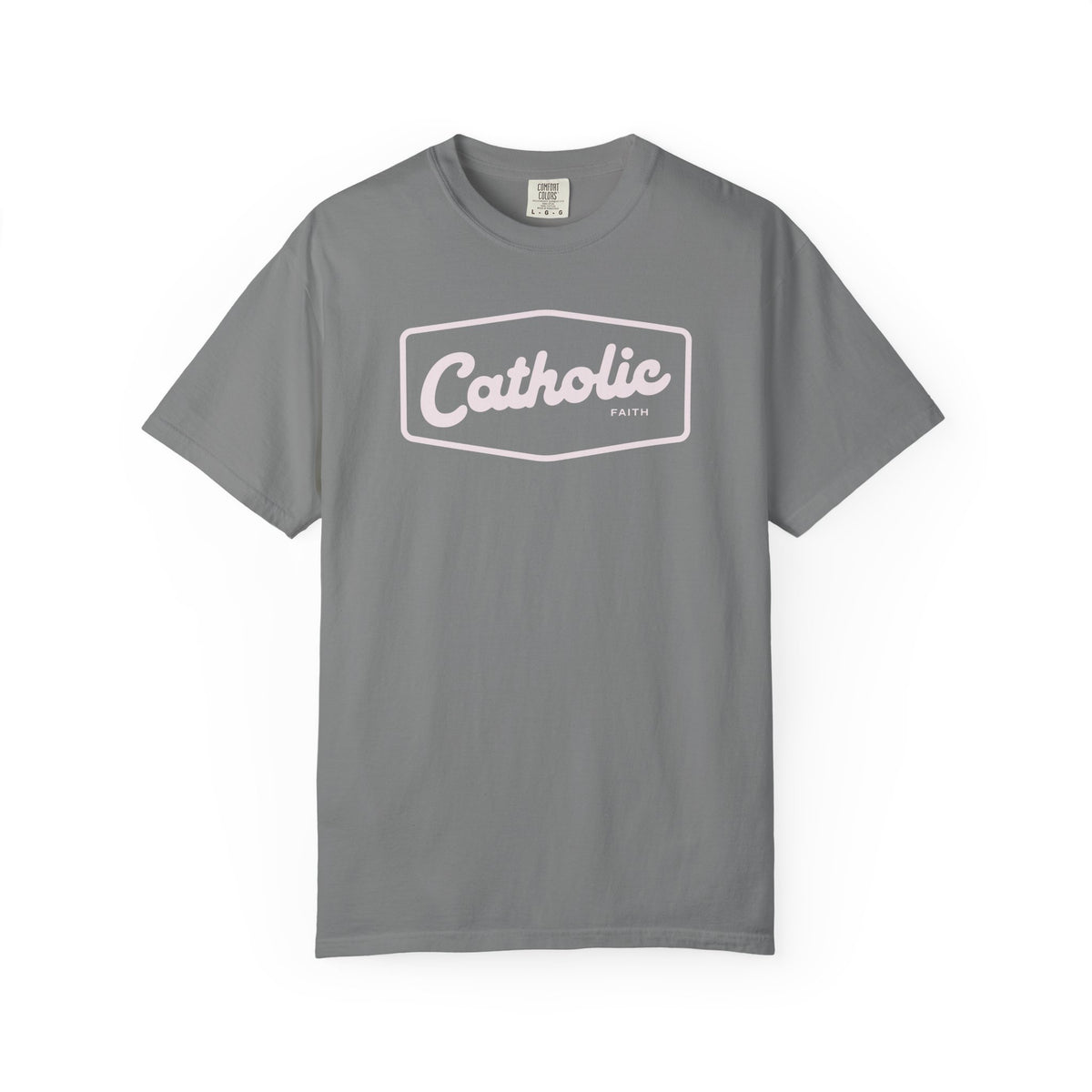 Premium Catholic Script Logo T-Shirt