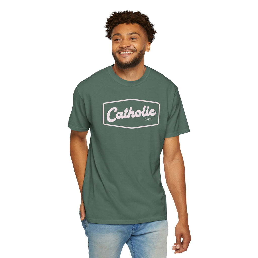 Premium Catholic Script Logo T-Shirt