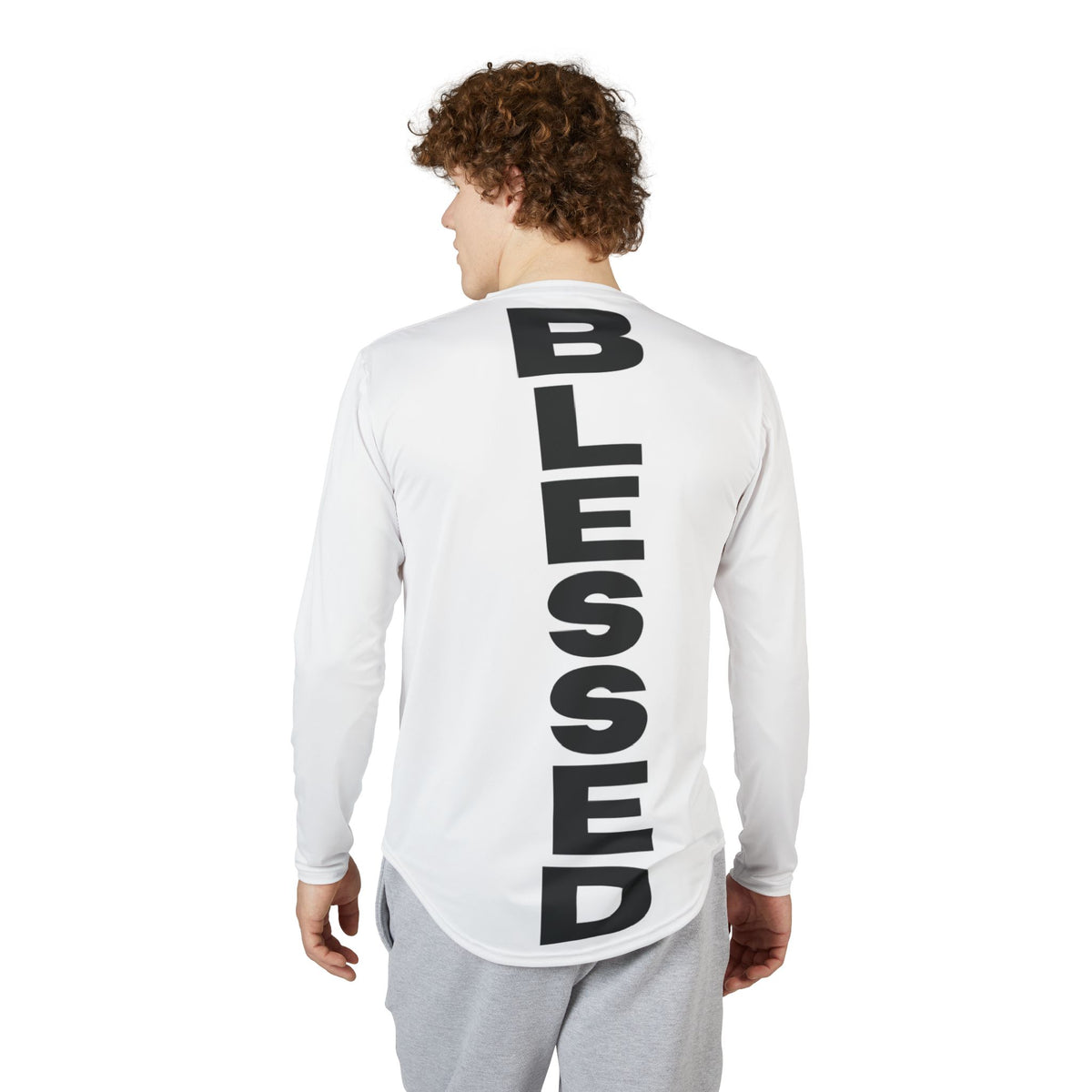 Men's Blessed Virgin Mary  Long Sleeve