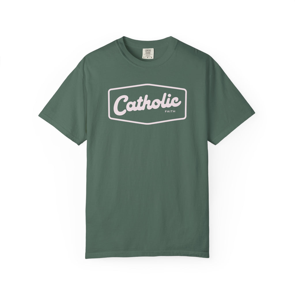 Premium Catholic Script Logo T-Shirt