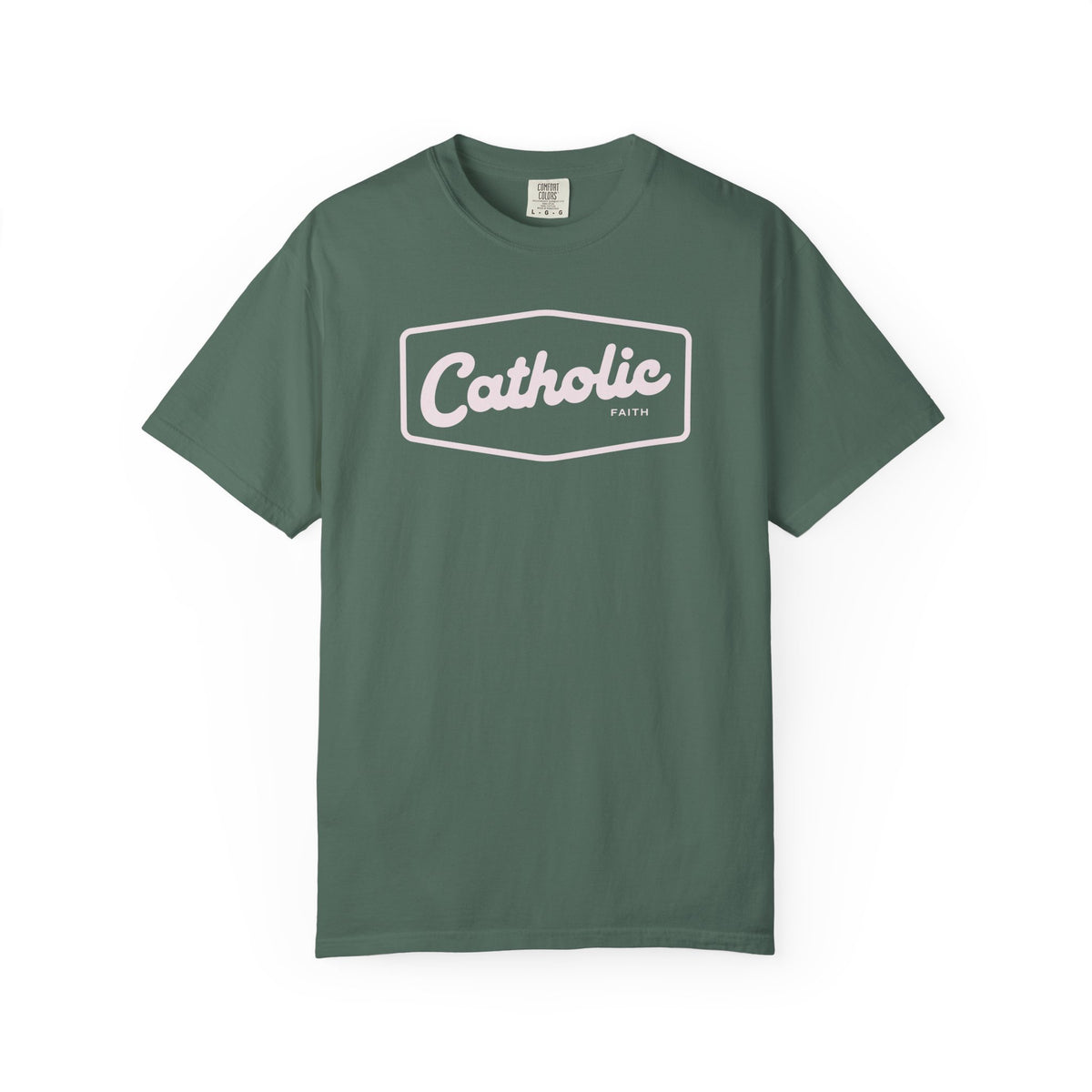 Premium Catholic Script Logo T-Shirt
