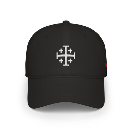 Jerusalem Cross Low Profile Baseball Cap (DARK)