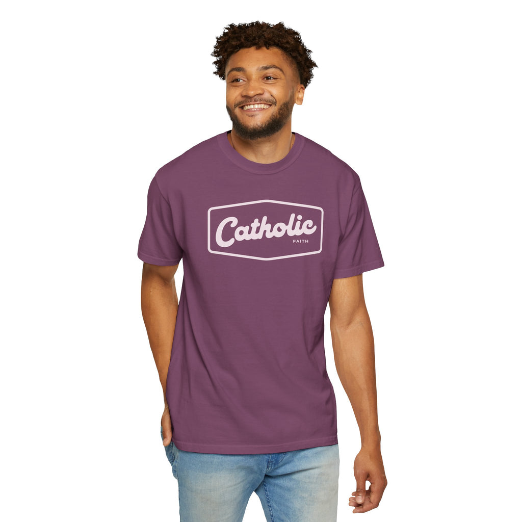 Premium Catholic Script Logo T-Shirt
