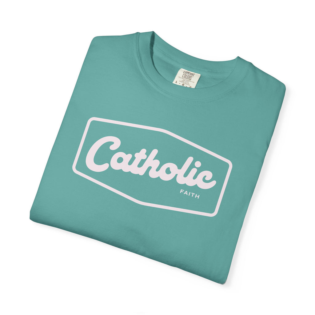 Premium Catholic Script Logo T-Shirt