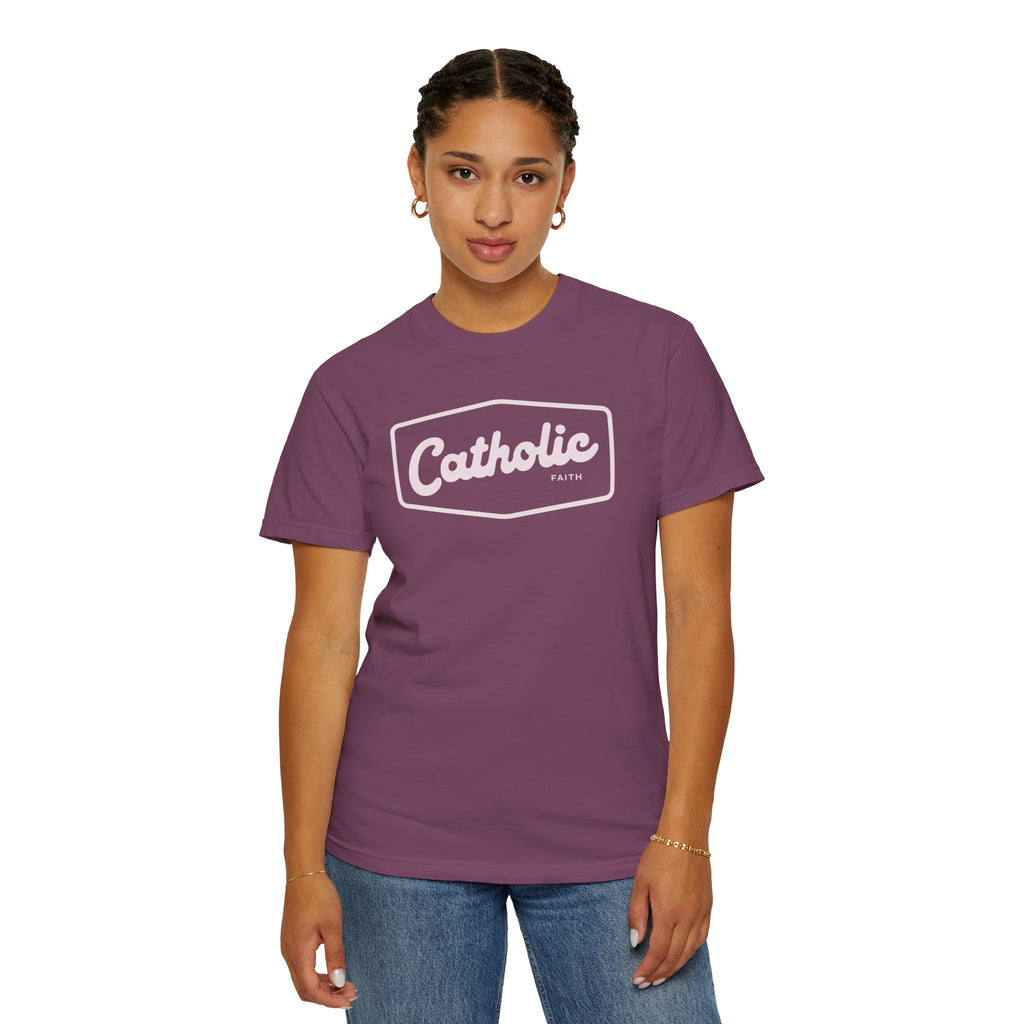 Premium Catholic Script Logo T-Shirt