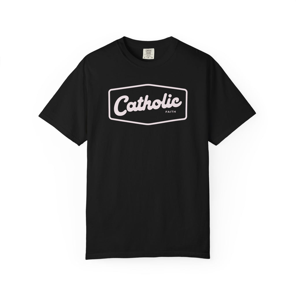 Premium Catholic Script Logo T-Shirt