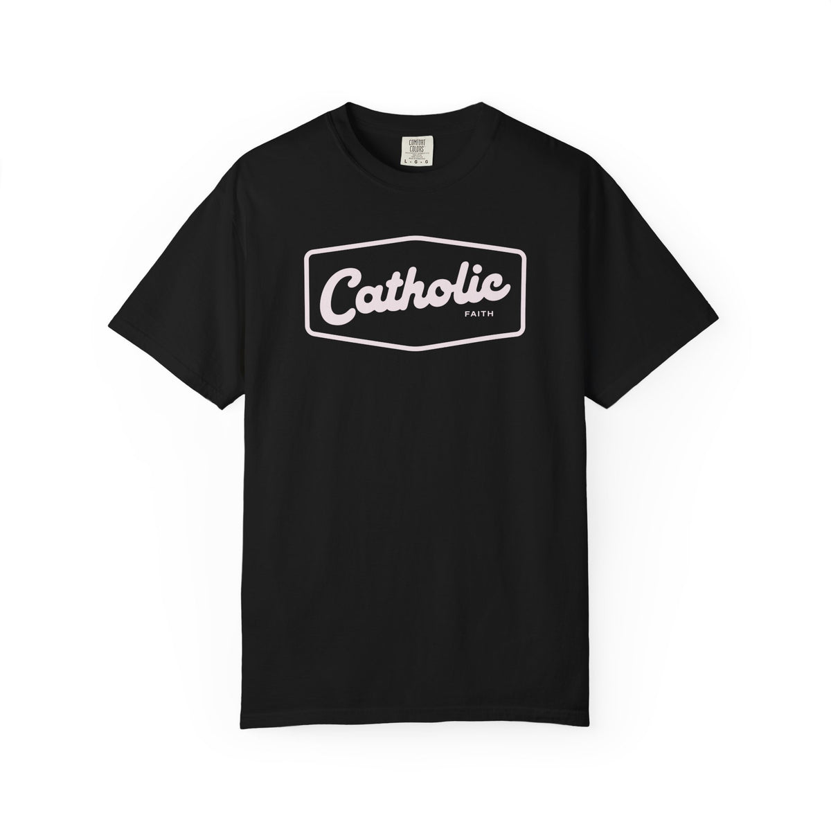 Premium Catholic Script Logo T-Shirt