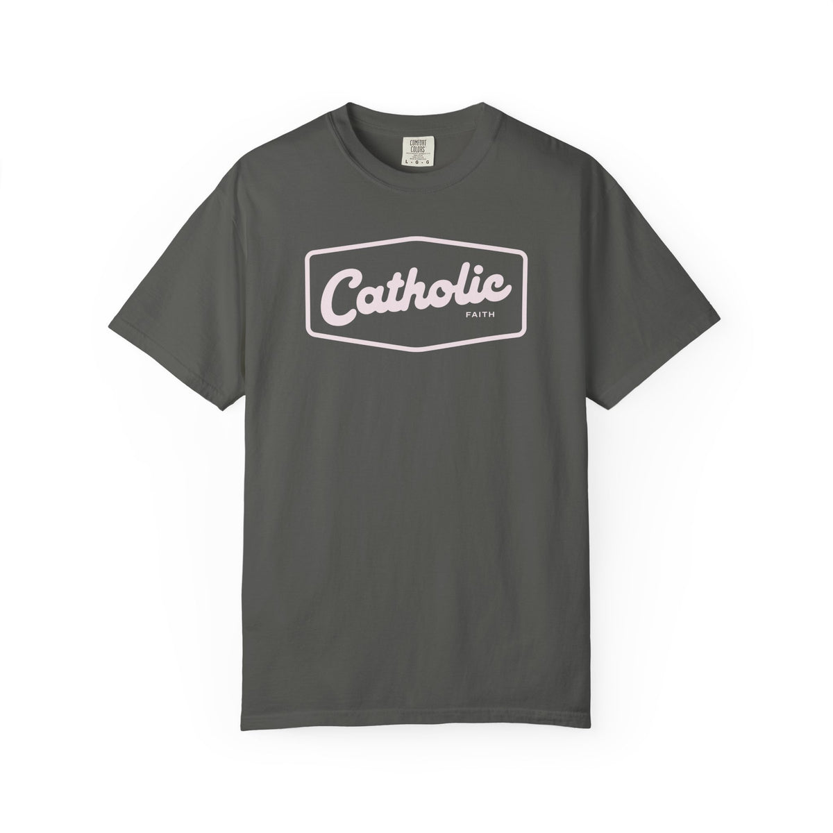 Premium Catholic Script Logo T-Shirt