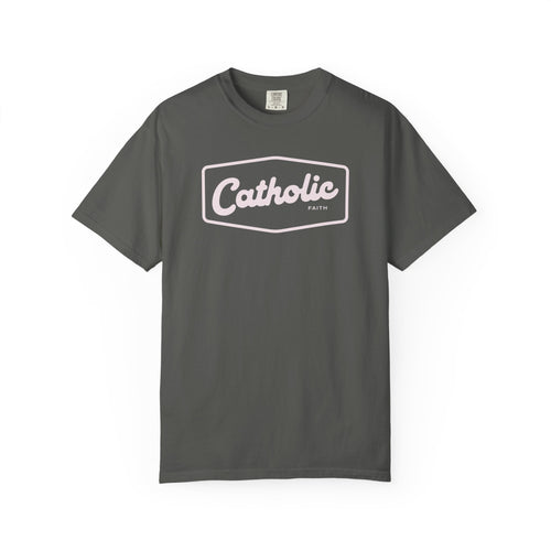 Premium Catholic Script Logo T-Shirt