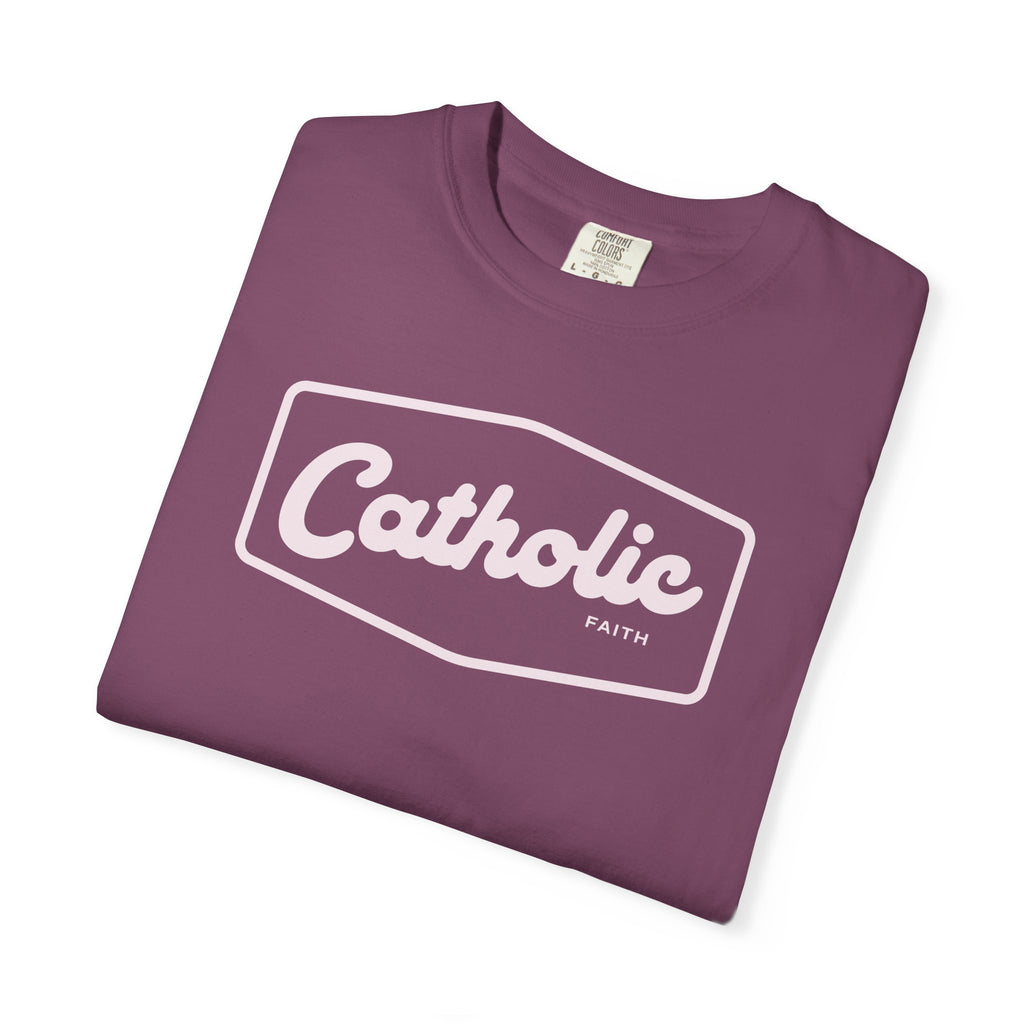 Premium Catholic Script Logo T-Shirt