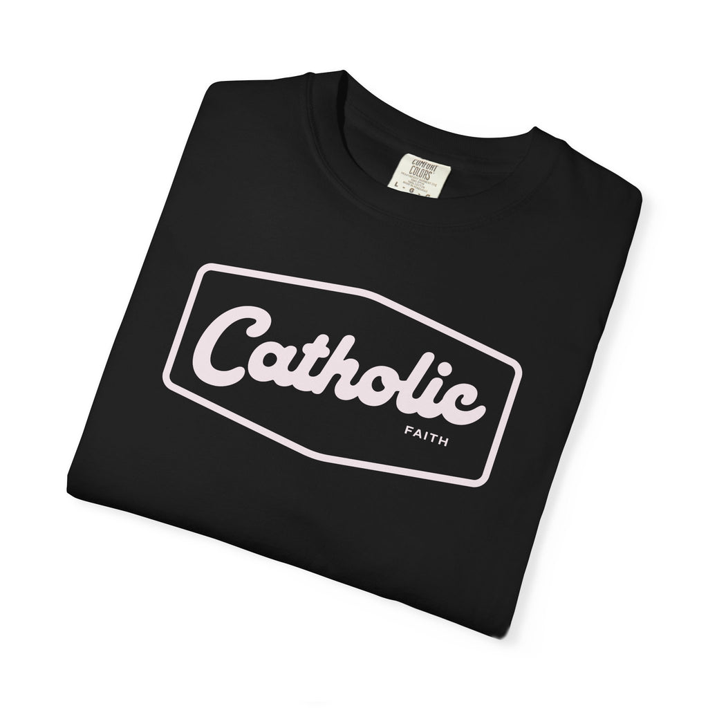 Premium Catholic Script Logo T-Shirt