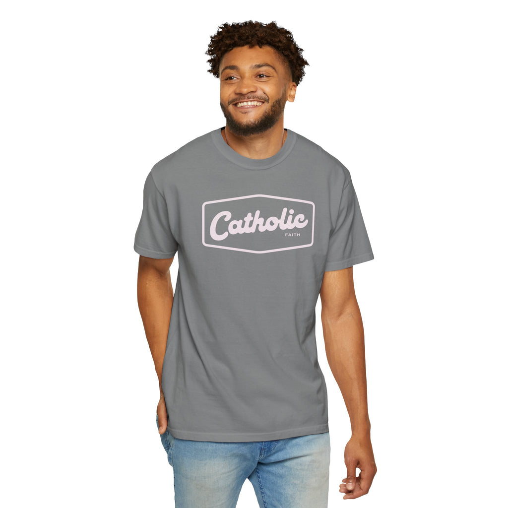 Premium Catholic Script Logo T-Shirt
