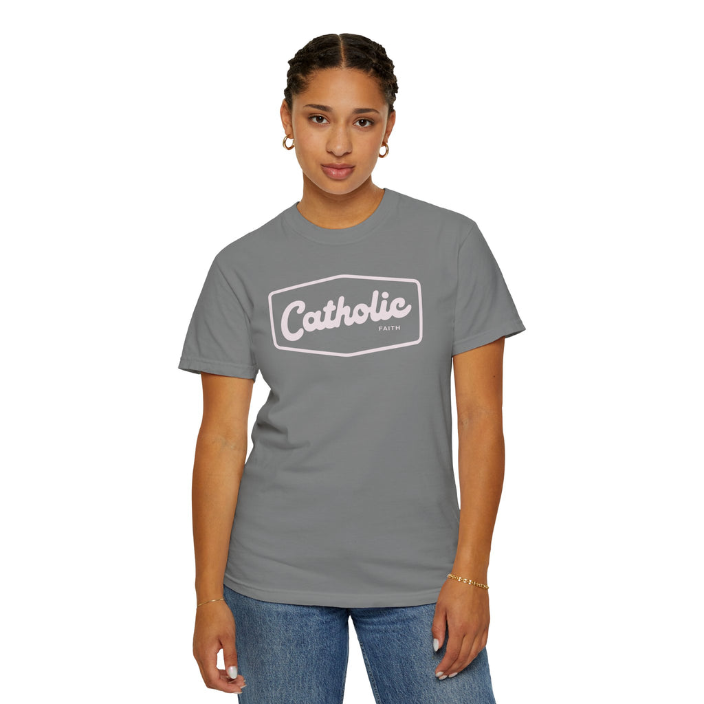 Premium Catholic Script Logo T-Shirt