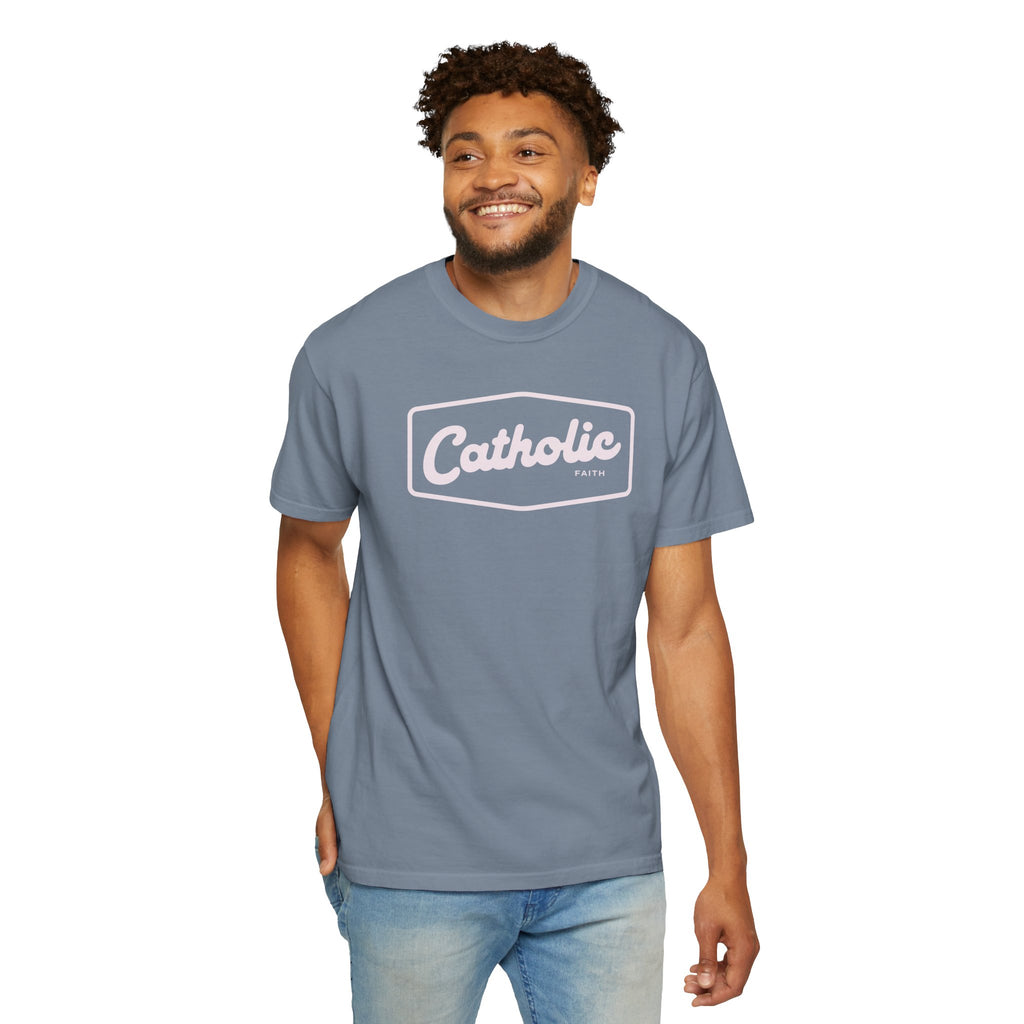 Premium Catholic Script Logo T-Shirt