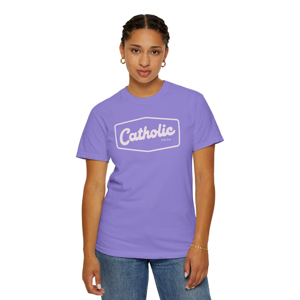Premium Catholic Script Logo T-Shirt