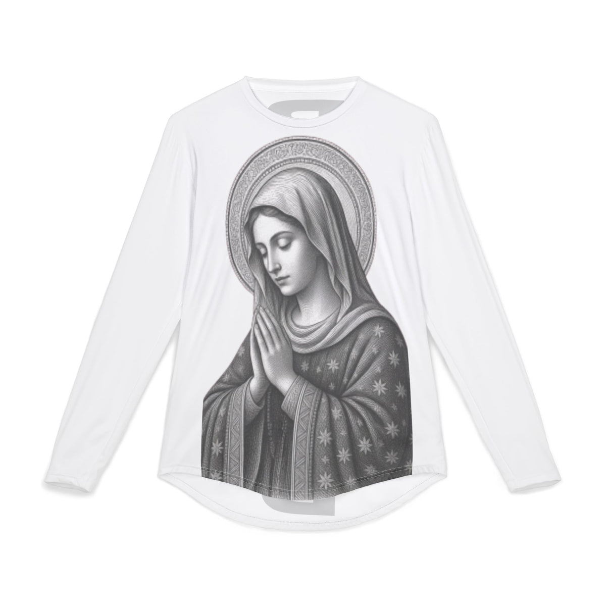 Men's Blessed Virgin Mary  Long Sleeve