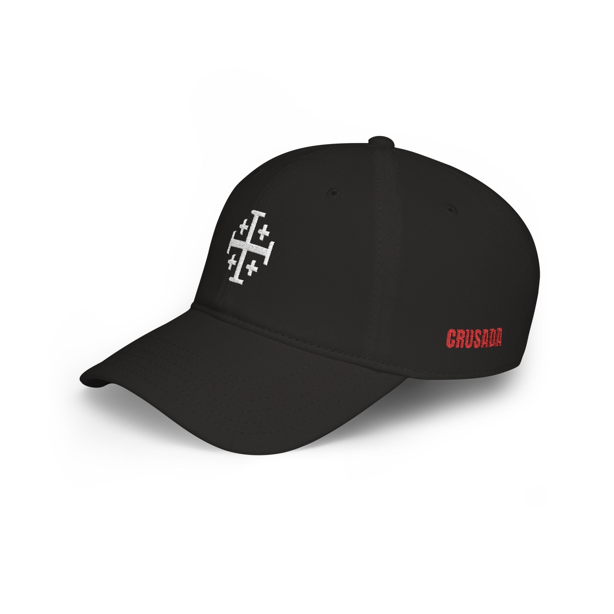 Jerusalem Cross Low Profile Baseball Cap (DARK)